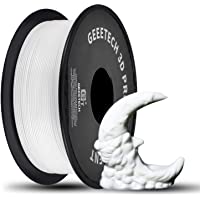 Los mejores  - GEEETECH Filamento PLA 1.75mm Nuevo blanco- filamento de impresora 3D PLA 1kg Carrete ...